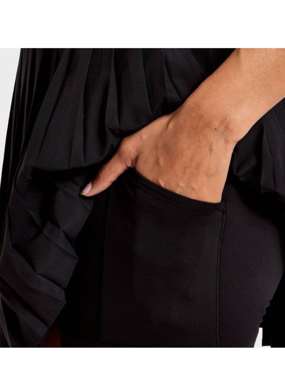 [ALL IN MOTION] Pleated Activewear Dress - Picture 4 of 13